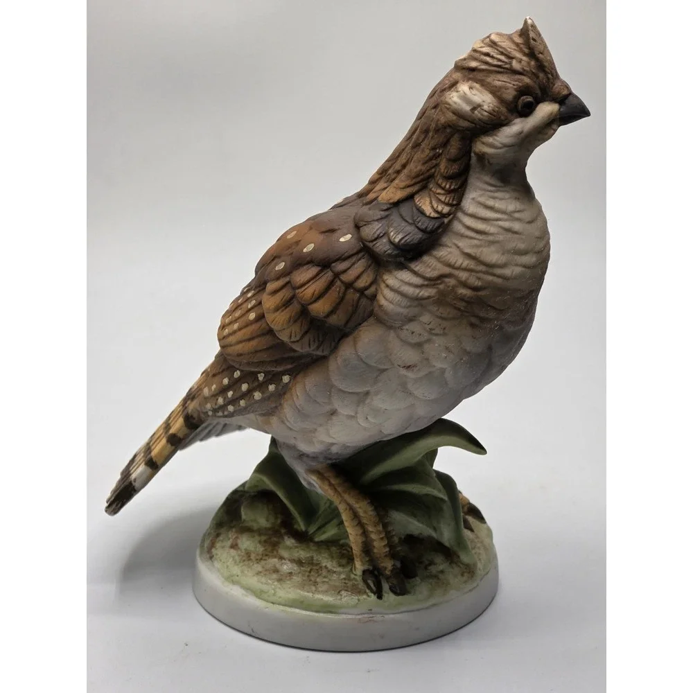 Ruffed Grouse Bird Porcelain Vintage Napco Figurine Limited Edition Series C-672